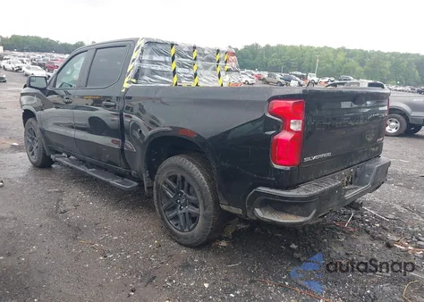 2022 Chevrolet Silverado 1500 Ltd 4Wd Short Bed Rst из США, поврежденный, VIN 1GCUYEED7NZ149110